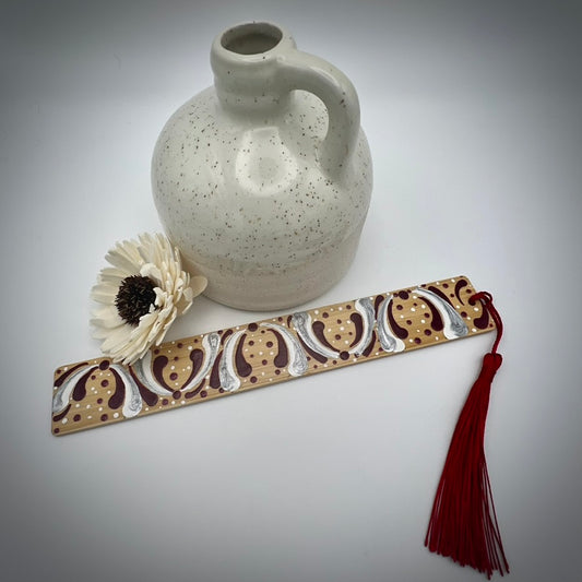 Radiant Red Bamboo Bookmark #1