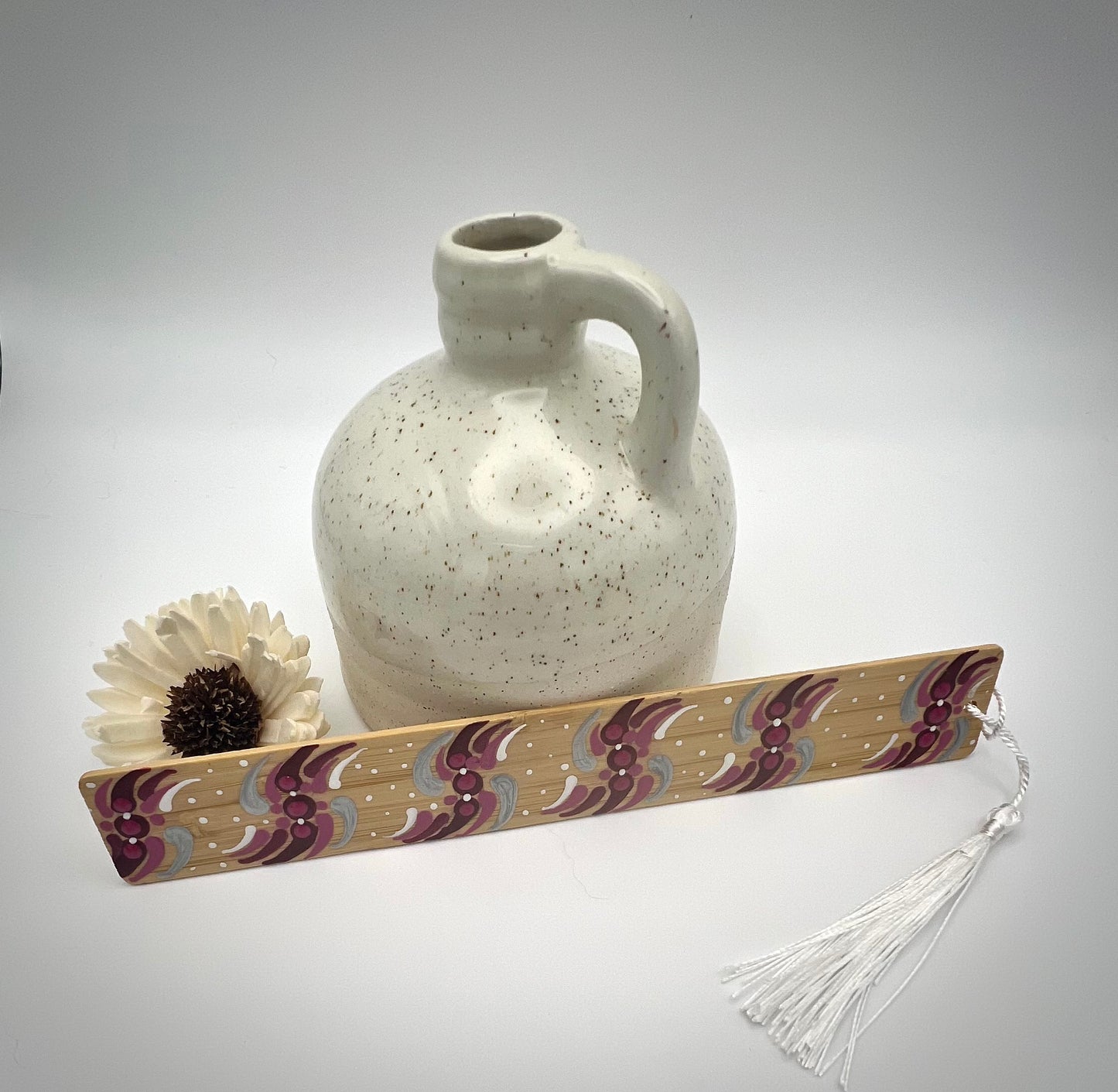 Radiant Red Bamboo Bookmark #4