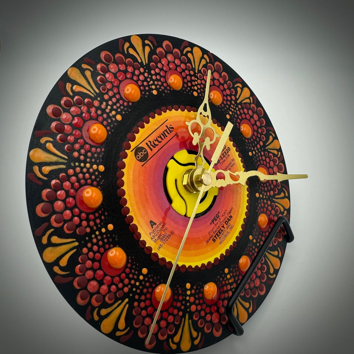 Steely Dan's "Peg" Vintage 45 Record Clock