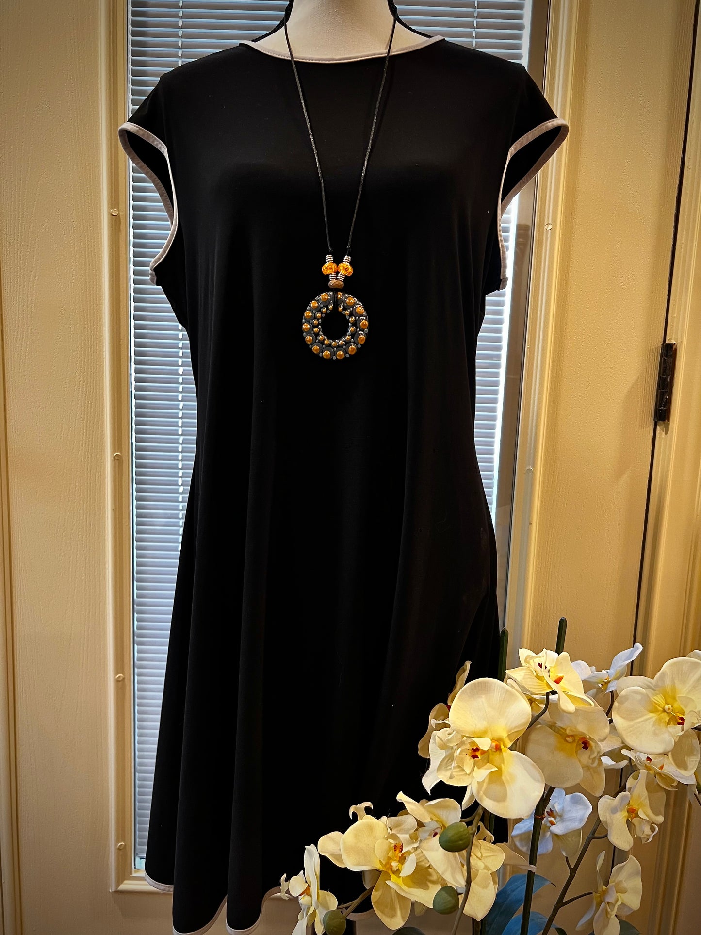 Custom Mandala Necklace: Gold, Silver, and Gray