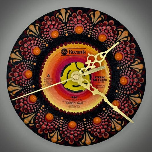 Steely Dan's "Peg" Vintage 45 Record Clock