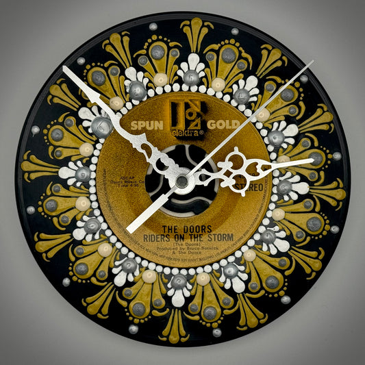 The Doors "Riders on the Storm" Vintage 45 Record Clock