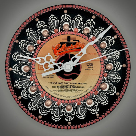 The Righteous Brothers "You've Lost That Loving Feeling" Vintage 45 Record Clock