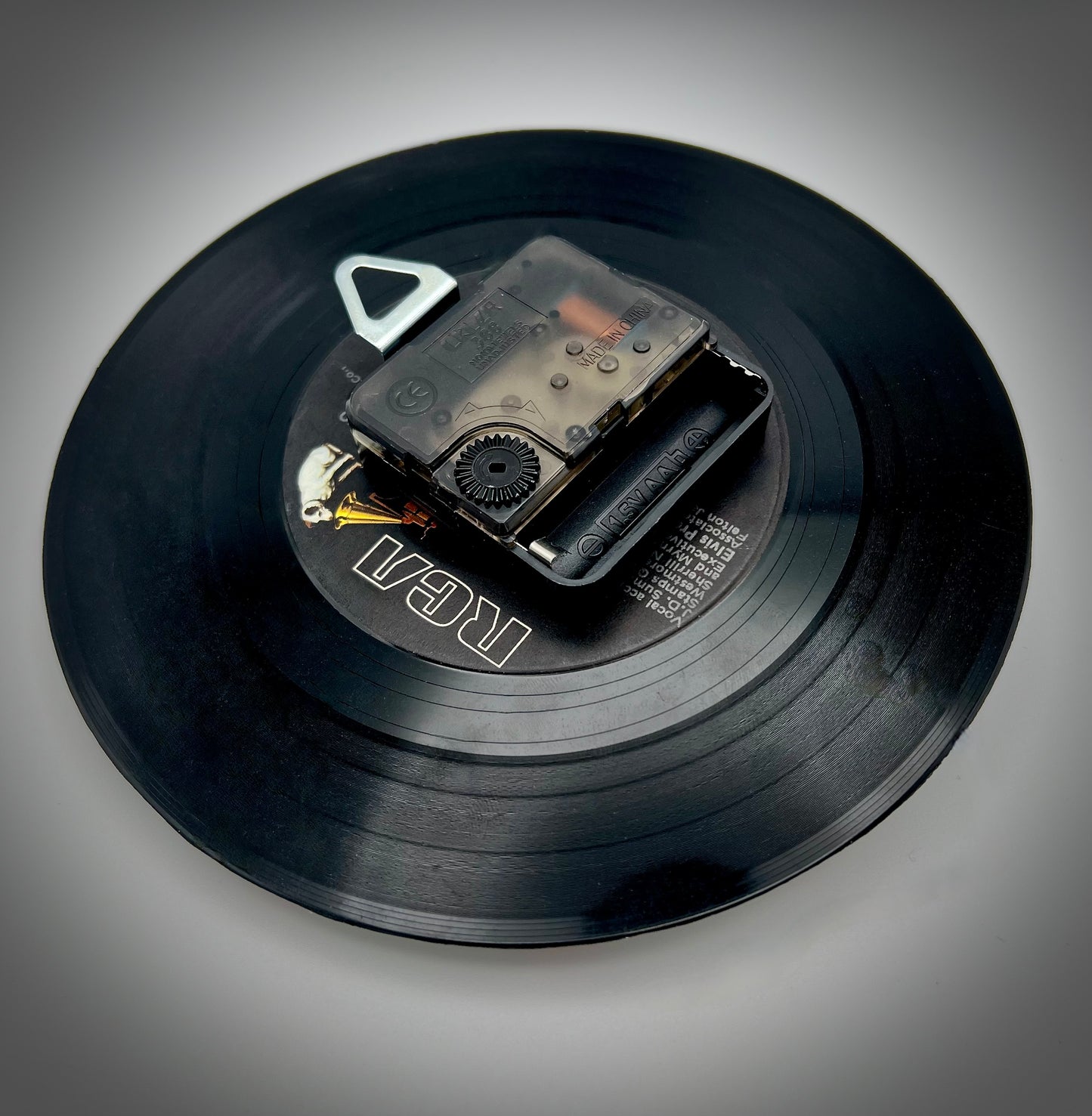 Pearl Jam "I Am Mine" Vintage 45 Record Clock, Teal