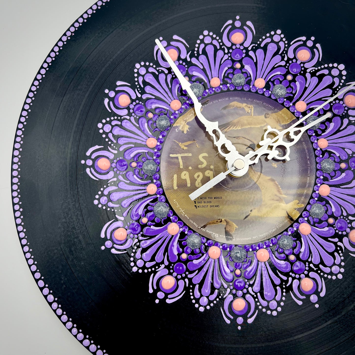 Taylor Swift "1989" Mandala Album Clock