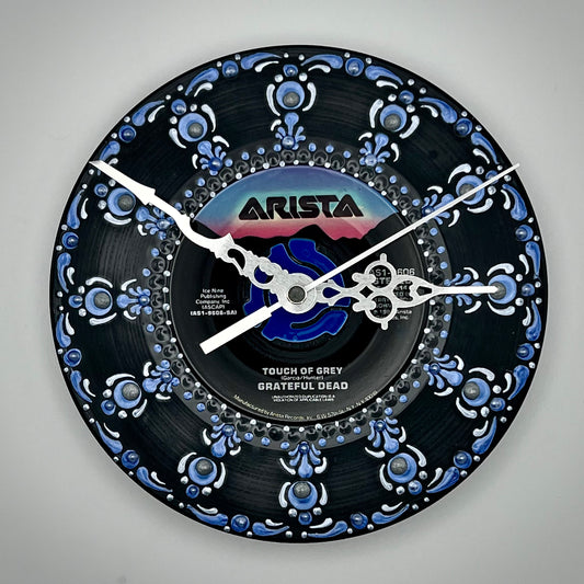 Grateful Dead's "Touch of Grey" Vintage 45 Record Clock