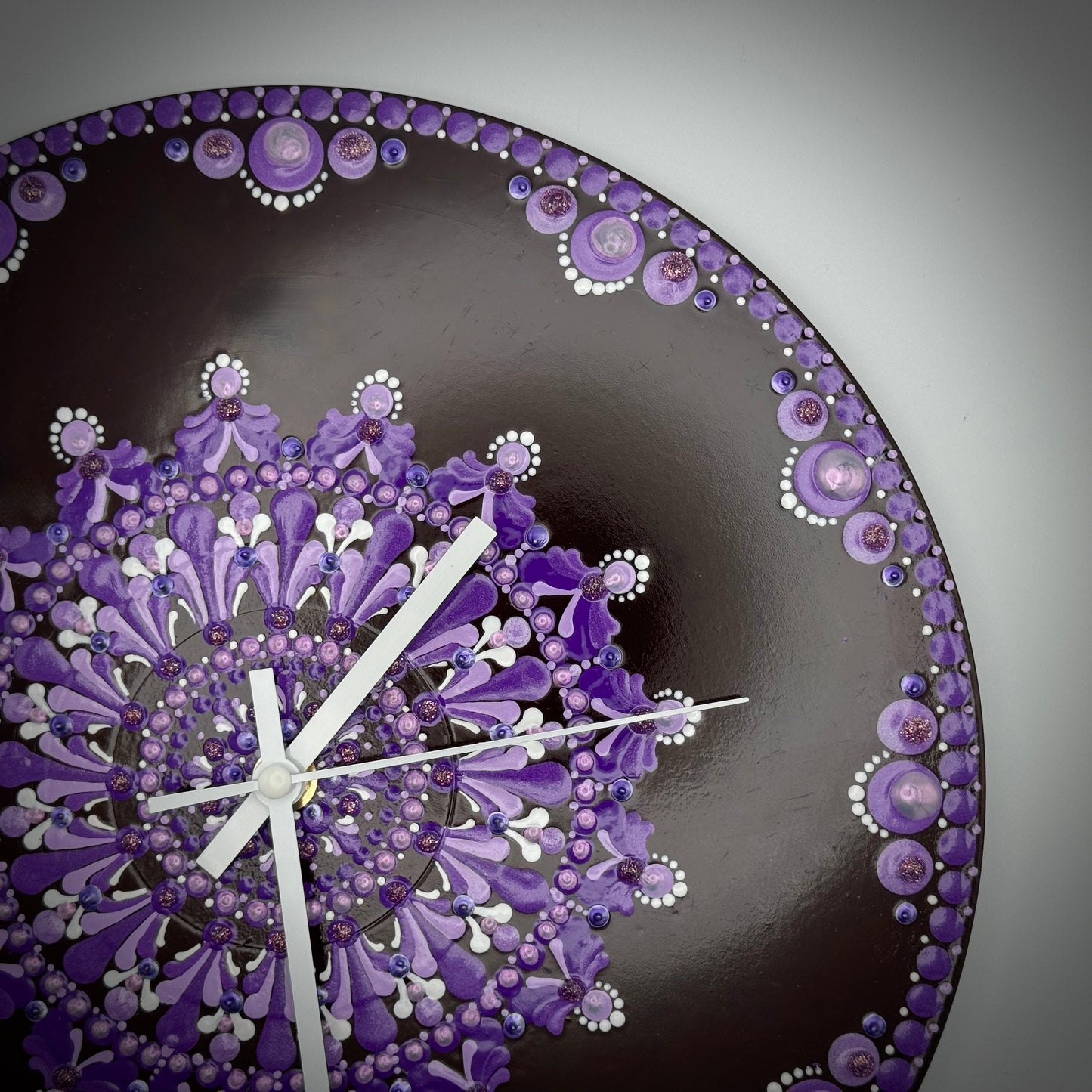 Album Record Vinyl Clocks; Perfect Purple Mandala