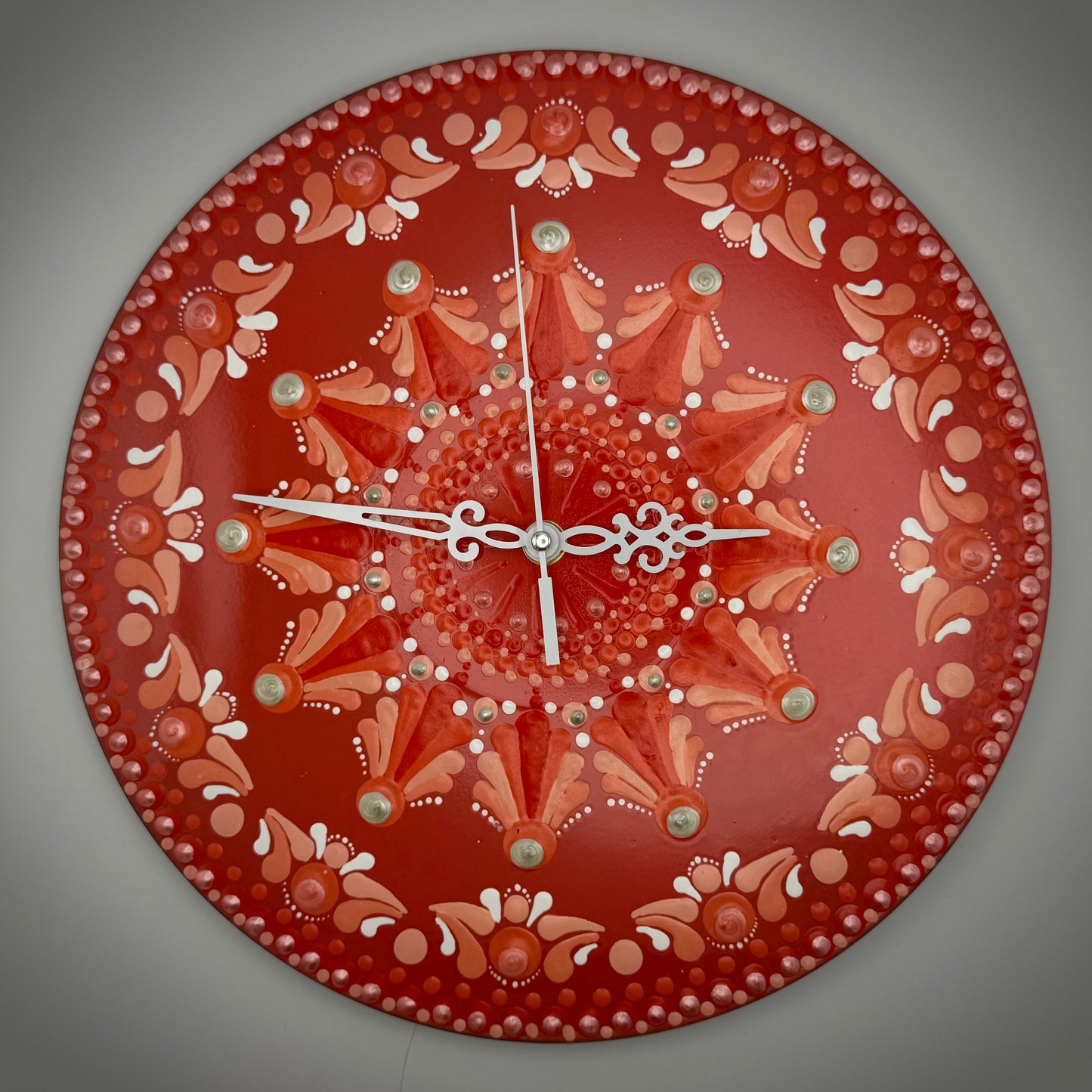 Album Record Vinyl Clocks; Outrageous Orange Mandala