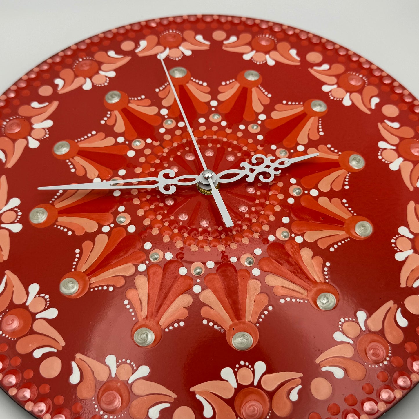 Album Record Vinyl Clocks; Outrageous Orange Mandala