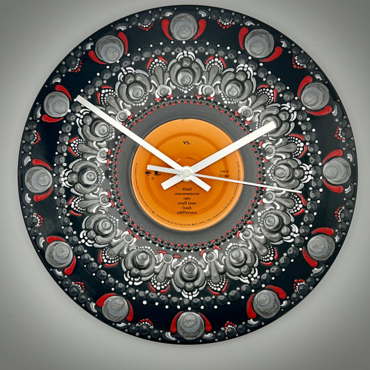 Pearl Jam "Vs" 12 inch Vinyl Mandala Clock, RE